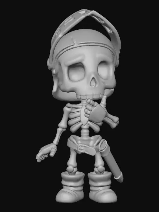 3D model for forgetful knight