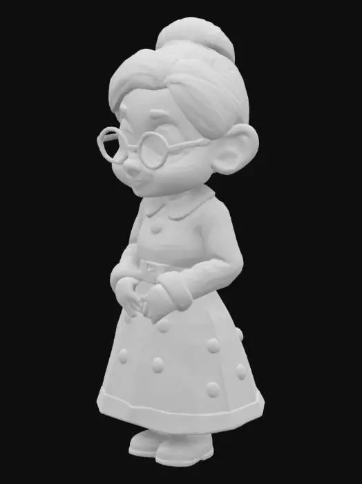 3D model for Grandma in Red
