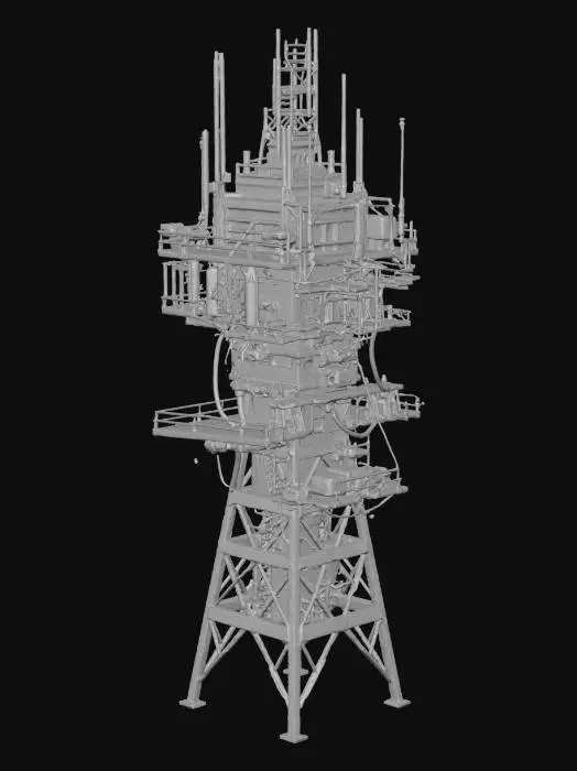 3D model for Rustic Signal Tower