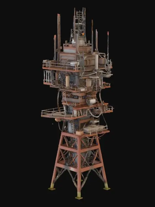 3D model for Rustic Signal Tower