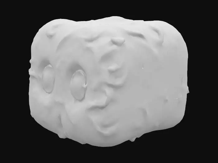 3D model for cosmic marshmallow with eyes