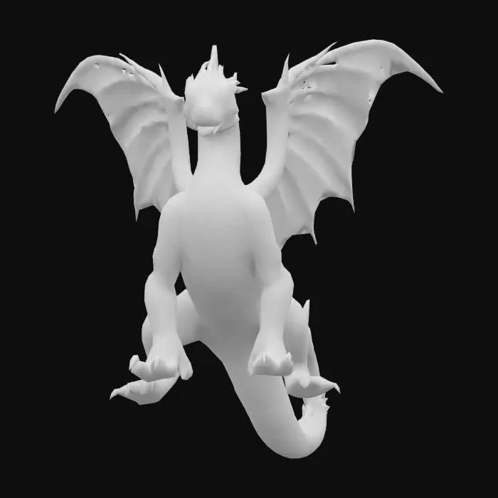 3D model for 10th anniversary  powerful beast magical