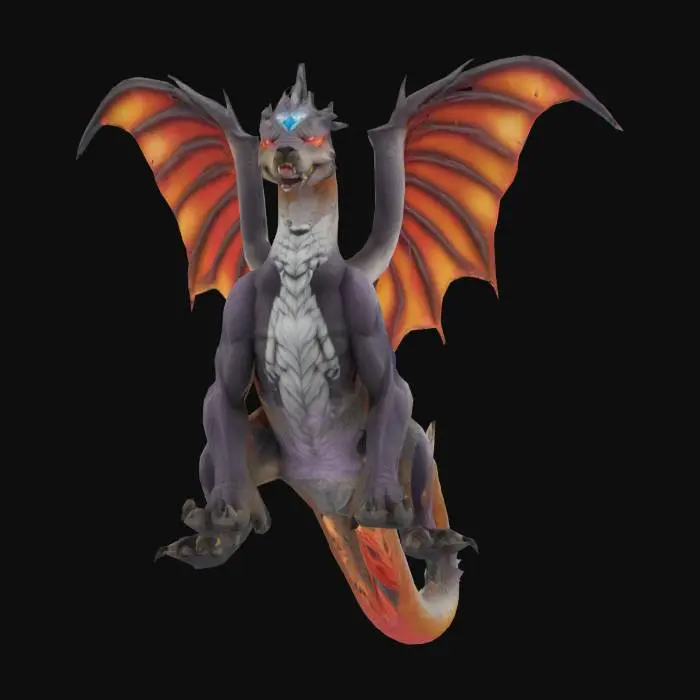 3D model for 10th anniversary  powerful beast magical