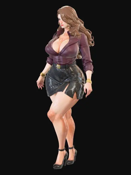 3D model for Confident Elegance
