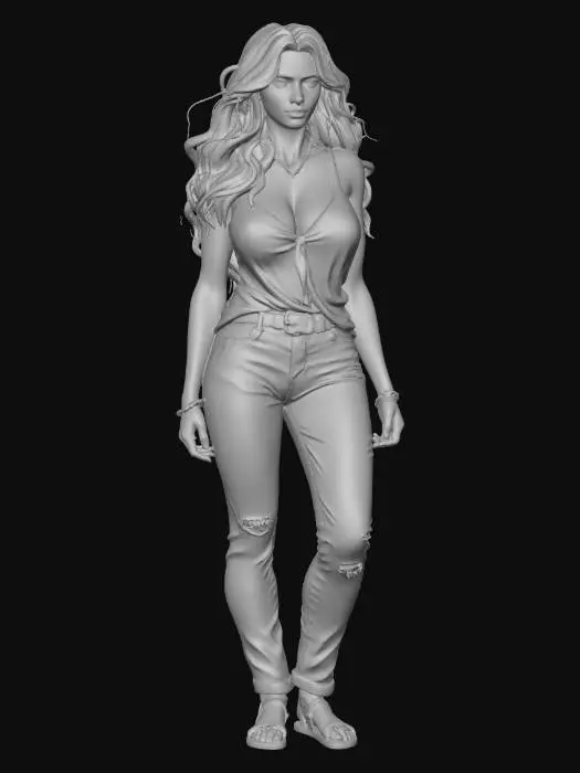 3D model for Sunlit Stroll