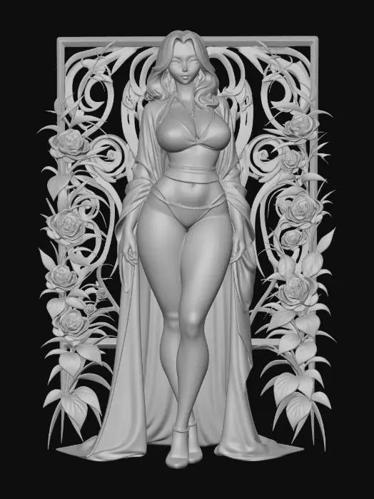 3D model for Rose Garden Elegance