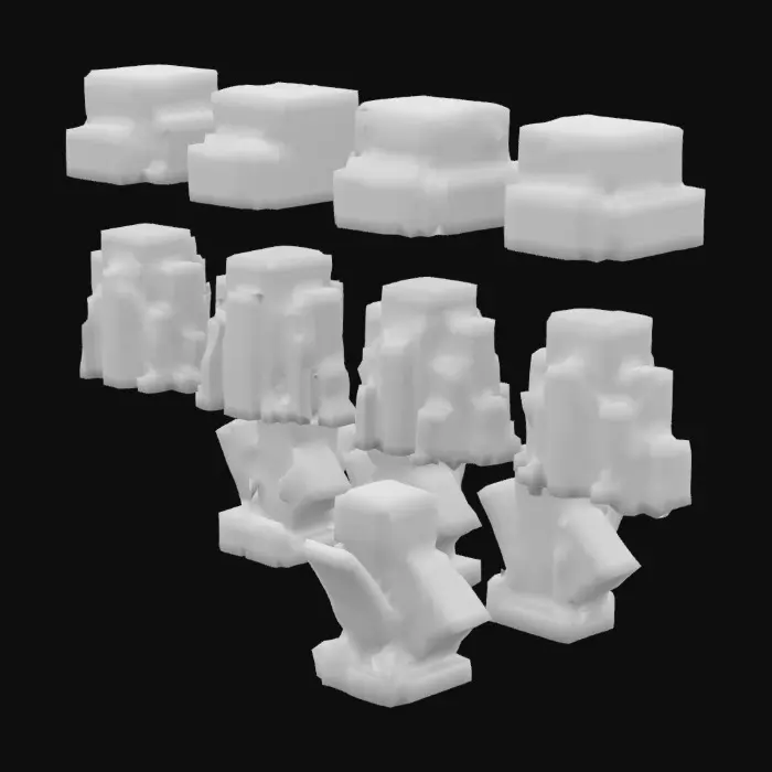 3D model for Minecraft Resources Display