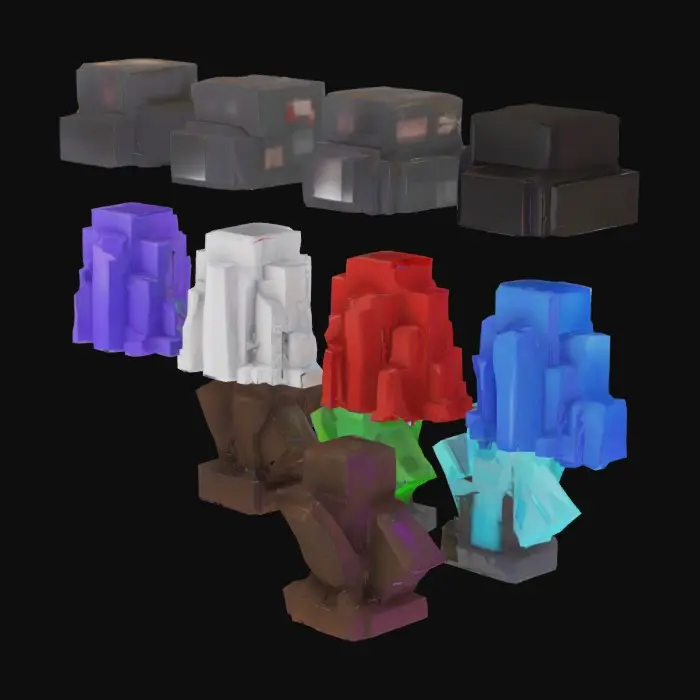 3D model for Minecraft Resources Display