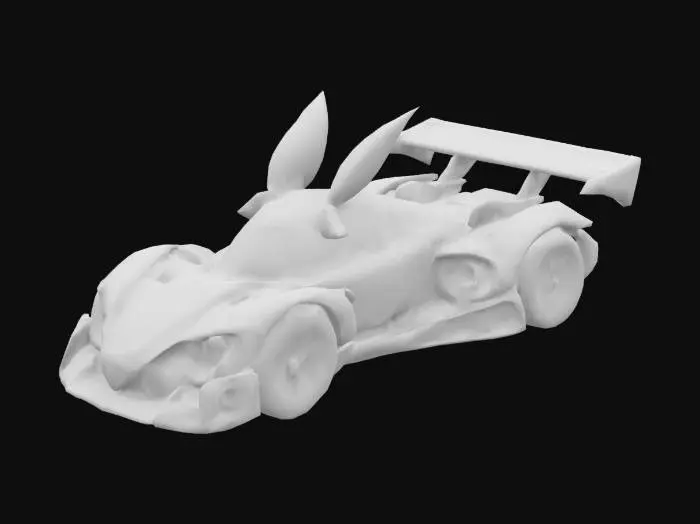 3D model for Hatsune Miku Car