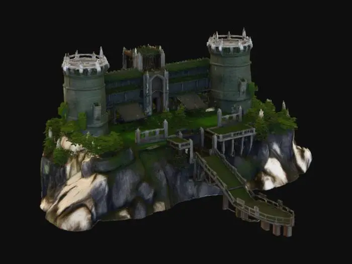 3D model for Castle on the Cliffs