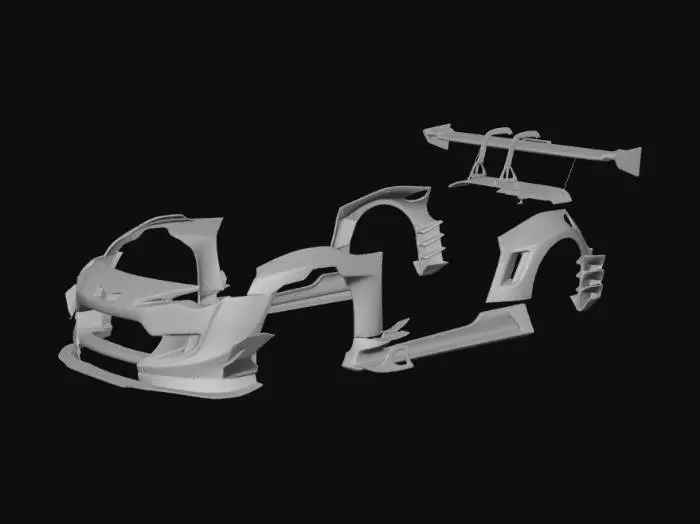 3D model for Car Body Kit Components