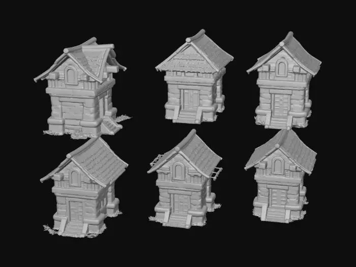 3D model for Stone Towers Collection tes