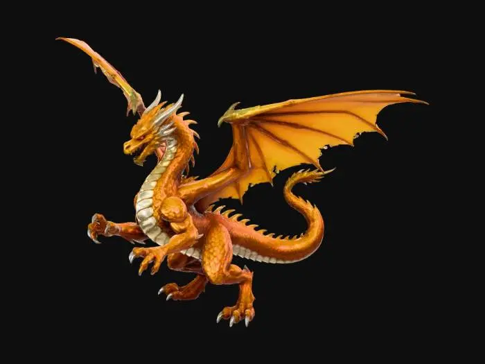 3D model for Golden Dragon of the Valley