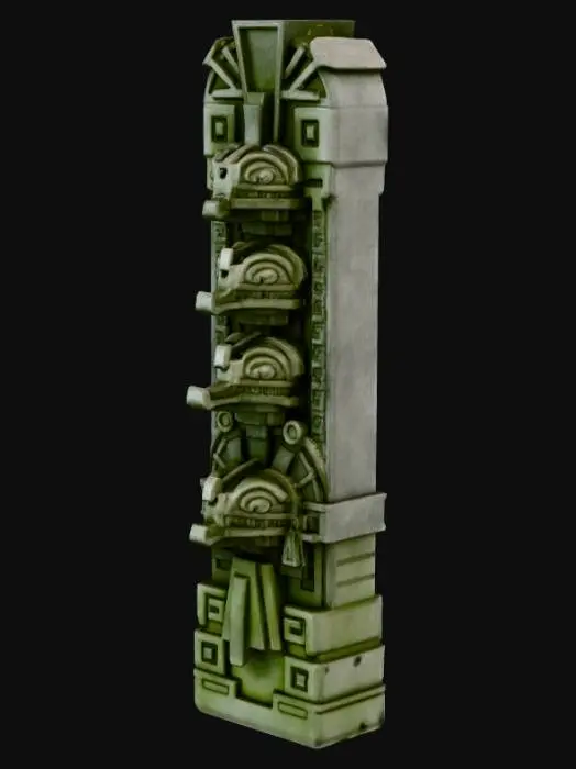 3D model for Ancient Glyph Pillar