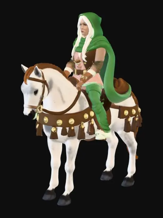 3D model for Elven Rider