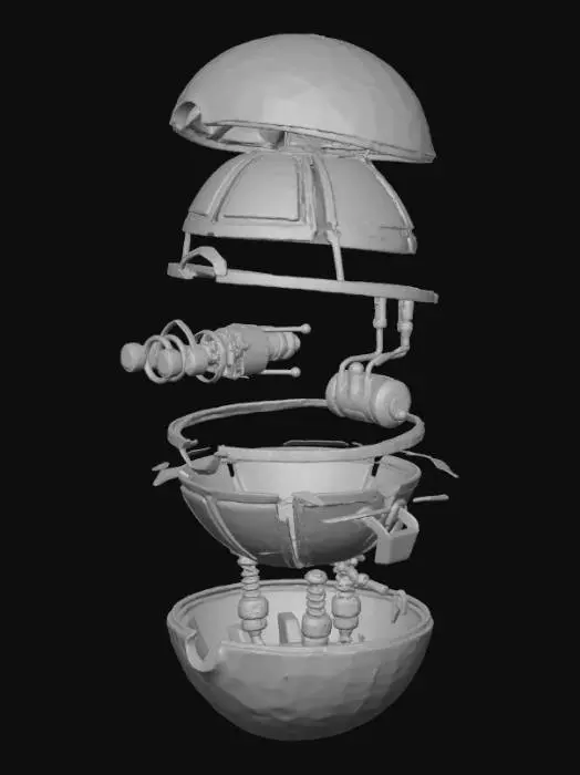 3D model for Schematic Sphere Assembly