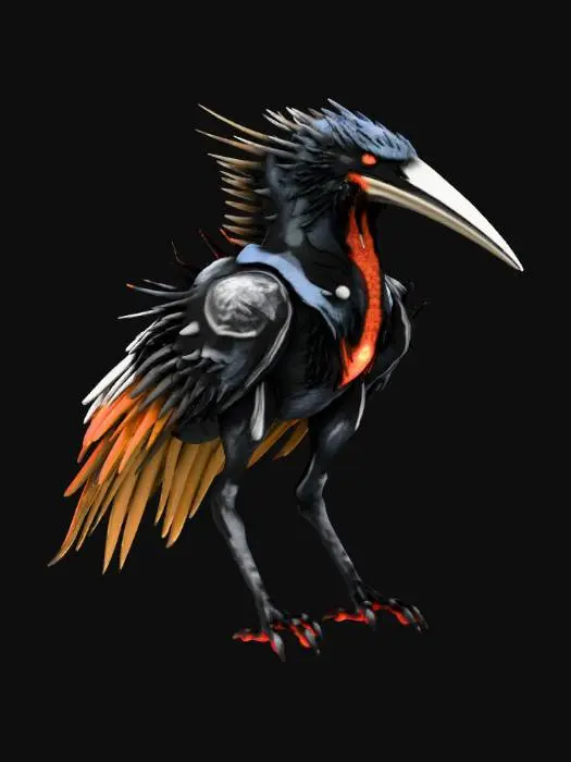 3D model for Inferno Raven