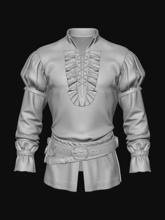 3D model for Medieval Ensemble Tes crimsonisle