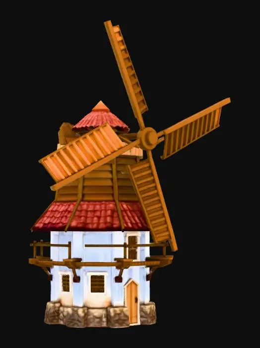 3D model for Windmill Model HoMM