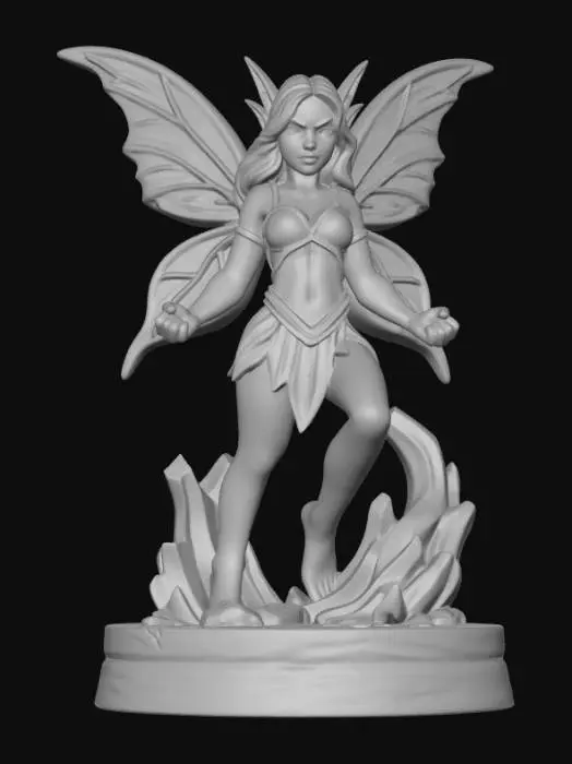 3D model for Fairy Guardian Statue homm3