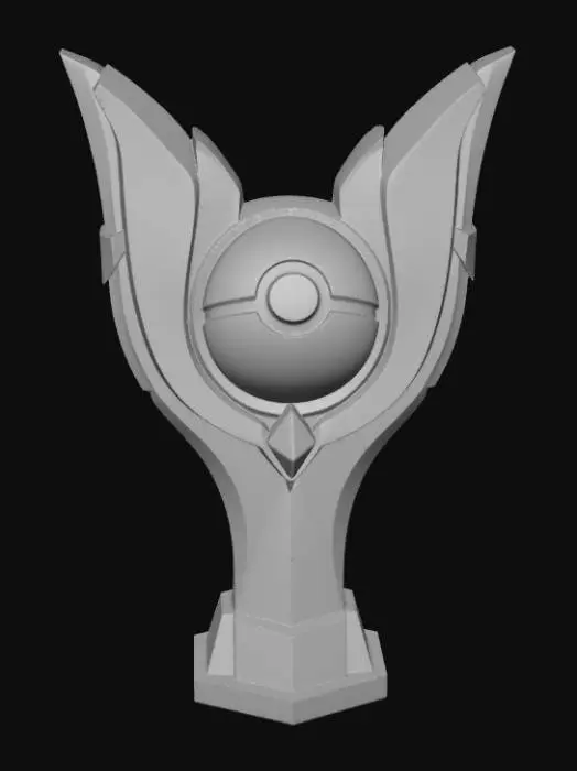 3D model for Poké Trophy