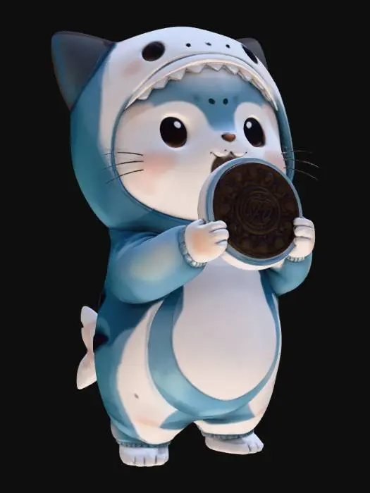 3D model for Sharky Cookie Delight