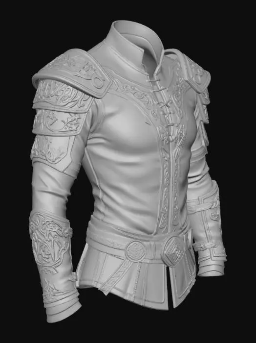 3D model for Regal Warrior Attire