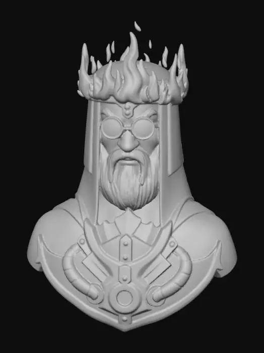 3D model for Flaming Sovereign