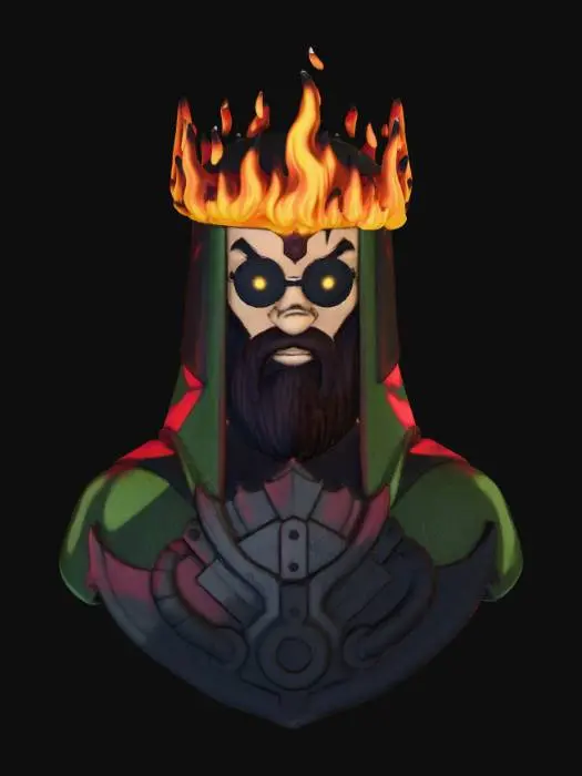 3D model for Flaming Sovereign