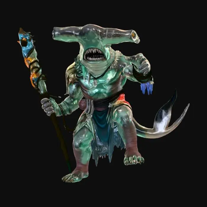 3D model for Hammerhead Shaman