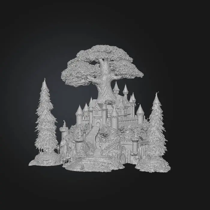 3D model for Evergreen Fortress