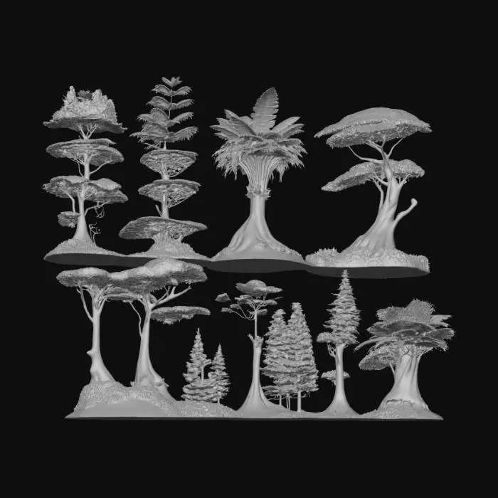 3D model for Misty Forest Fantasia