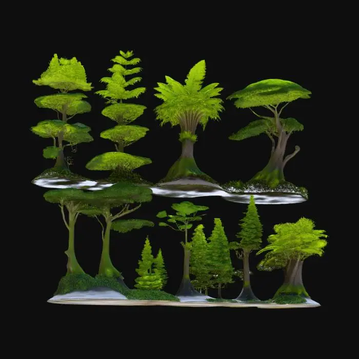 3D model for Misty Forest Fantasia