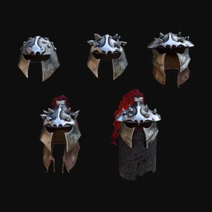 3D model for Hyrkanian Helm Variations