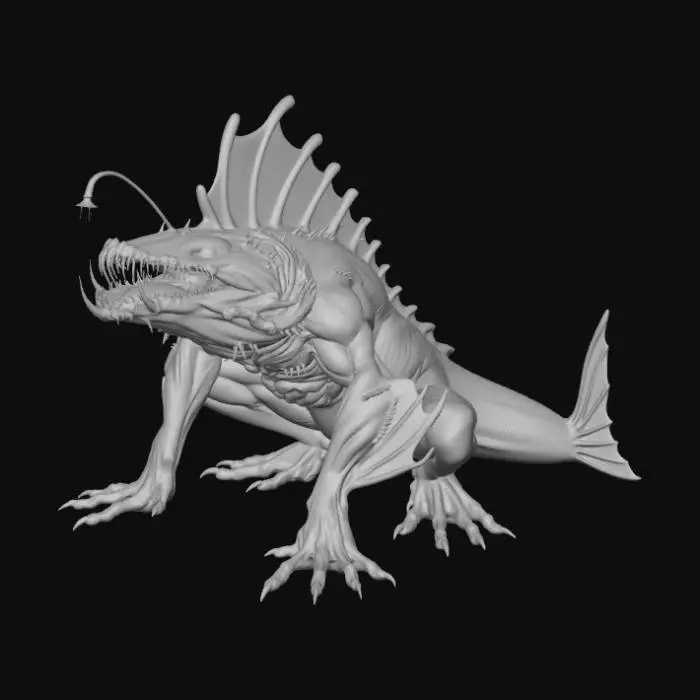 3D model for Monster of the Deep