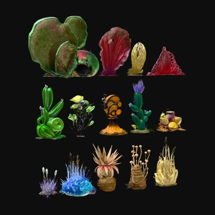 3D model for Alien Flora Collection