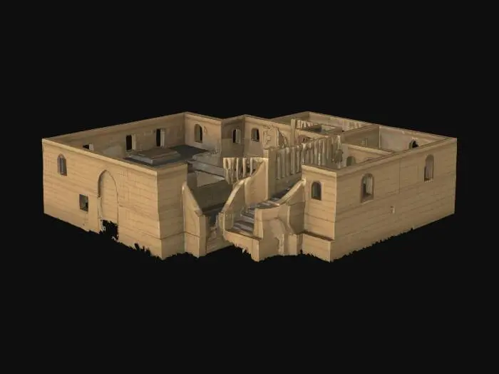 3D model for Courtyard Abode