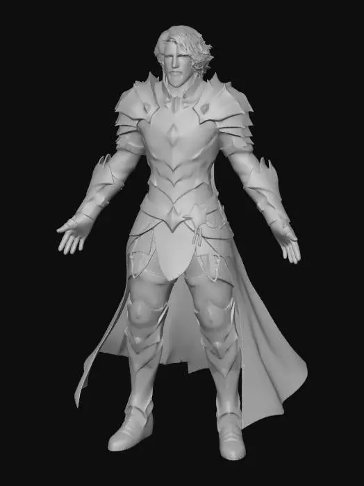 3D model for Azureheart Vanguard