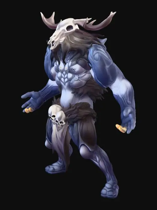 3D model for Skullbound Warlord