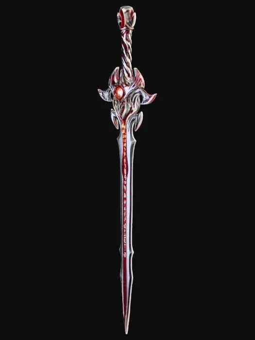 3D model for Crimson Runeblade