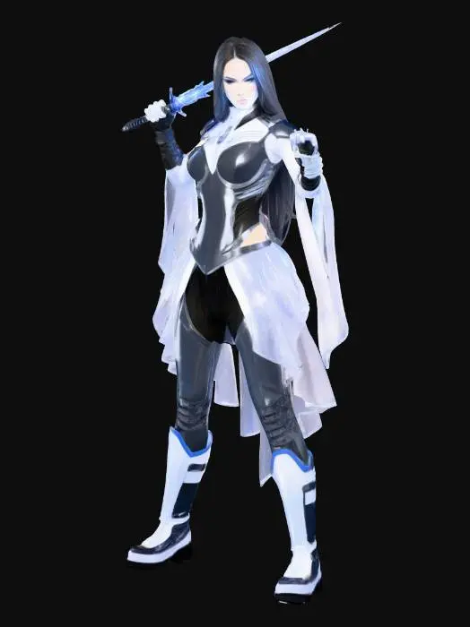 3D model for Cyber Gothic B