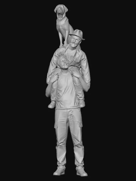 3D model for Carrying the Team