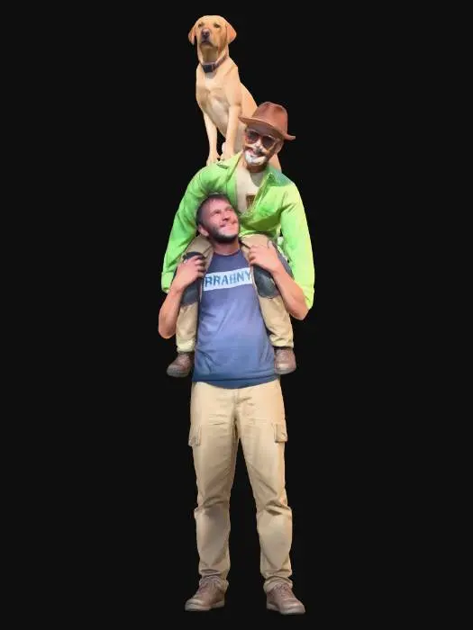 3D model for Carrying the Team