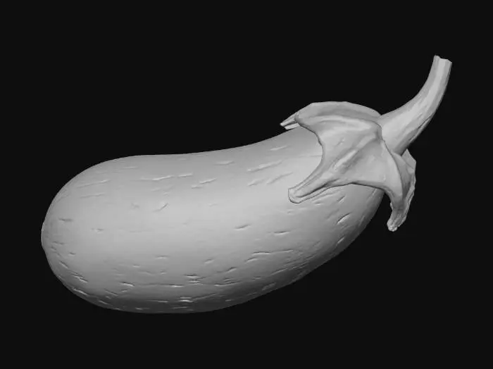 3D model for Eggplant