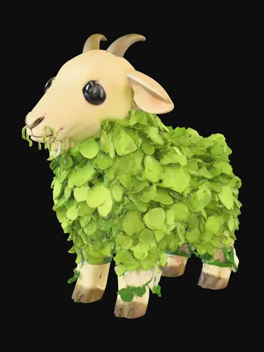 3D model for Lettuce Goat