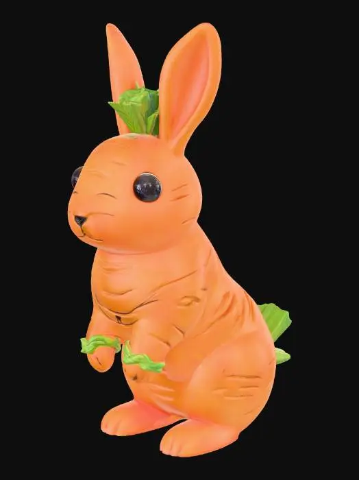 3D model for Carrot Bunny