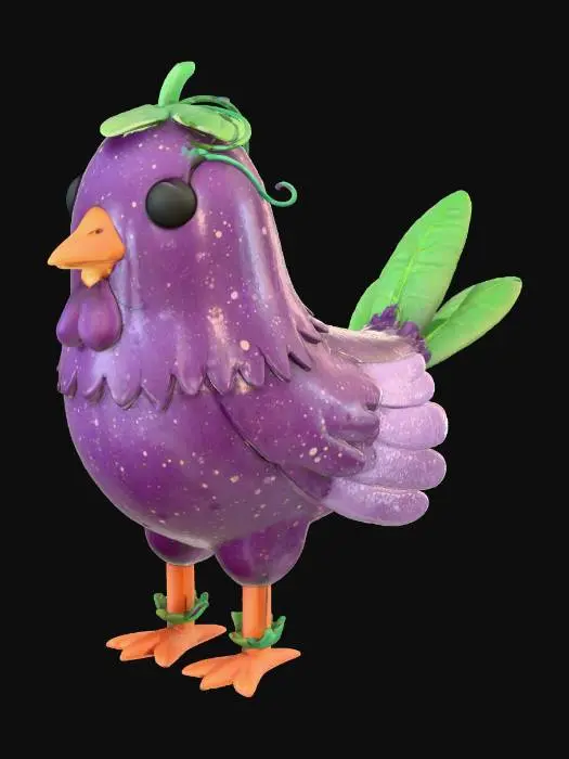 3D model for Passionfruit Chicken