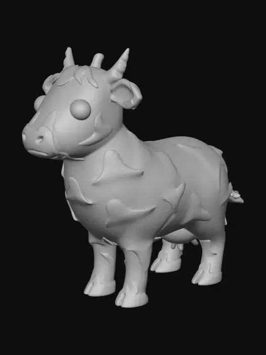 3D model for Dragonfruit Cow