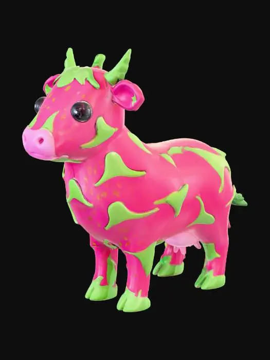 3D model for Dragonfruit Cow