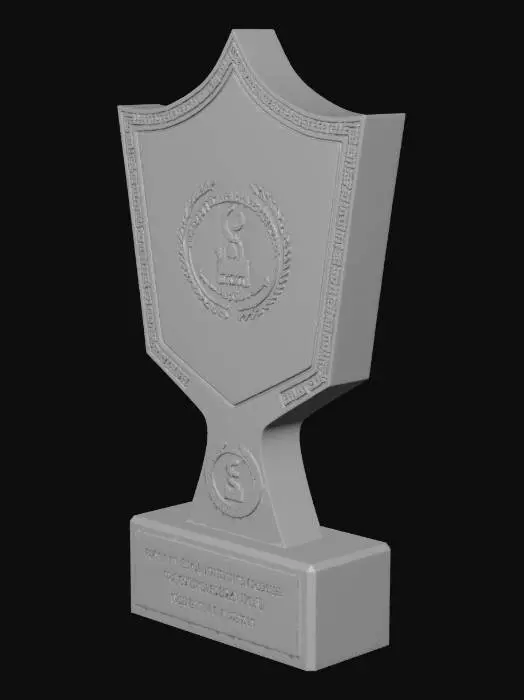 3D model for Trophy of Excellence